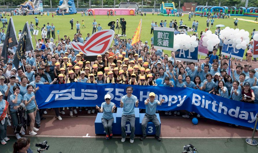 ASUS Celebrates 35th Anniversary with Family Sports Day